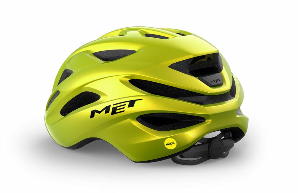 MET Idolo MIPS Road Cycling Helmet (Lime Yellow Metallic Glossy) | Cycling Gears Hub - Cycling Gears Hub