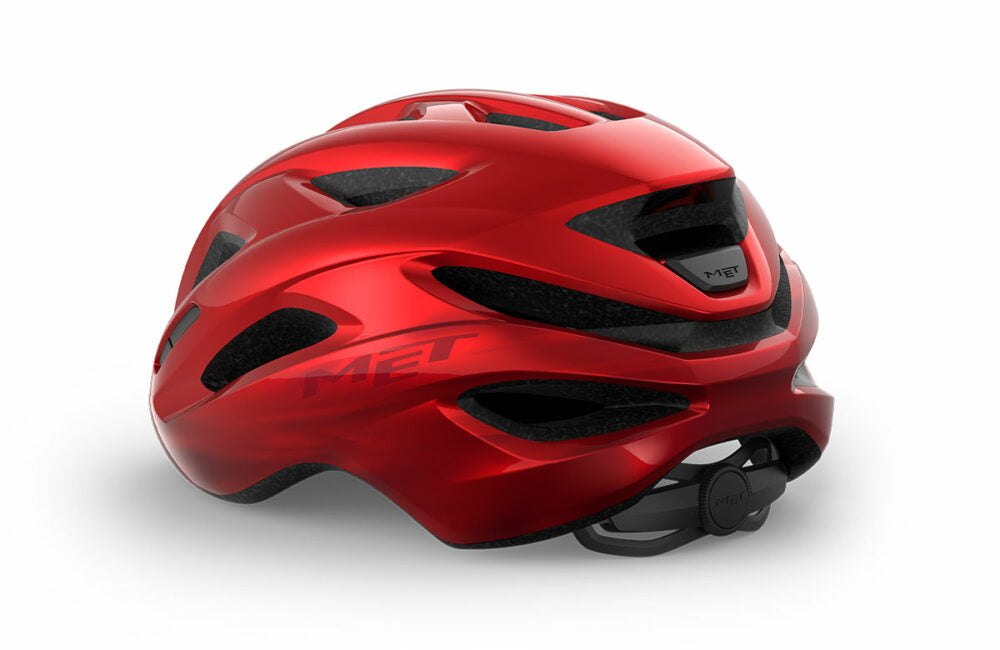 MET Idolo Road Cycling Helmet (Glossy Red Metallic) | Cycling Gears Hub