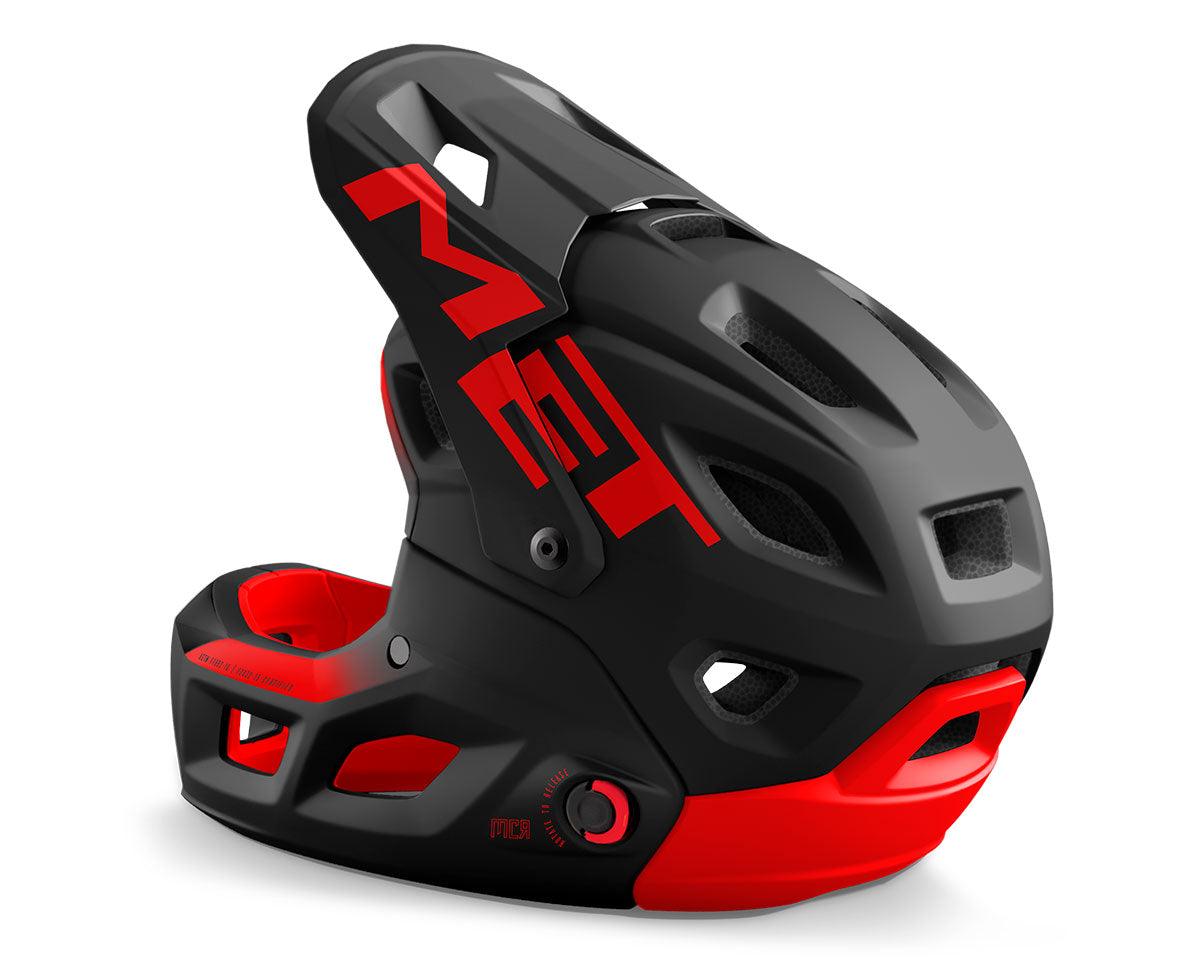 MET Parachute MCR MIPS MTB Cycling Helmet (Black Red/Matt) | Cycling Gears Hub