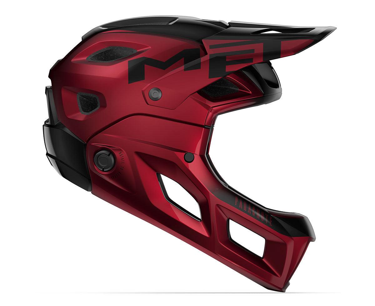 MET Parachute MCR MTB MIPS Cycling Helmet (Red Black Metallic Gloss) | Cycling Gears Hub