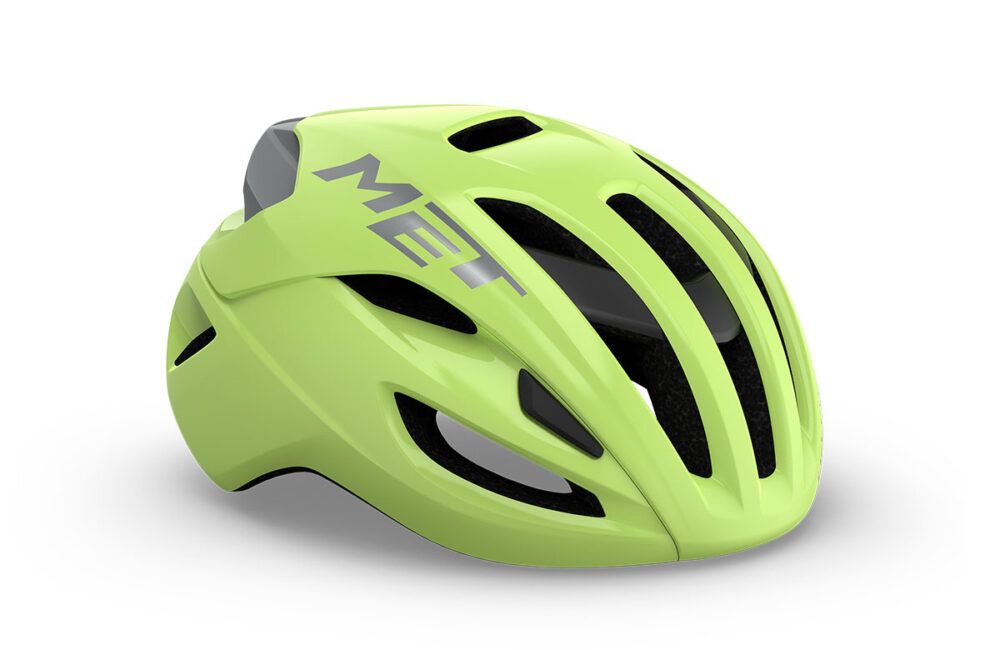 MET Rivale MIPS Road Cycling Helmet (Glossy Lime Yellow Metallic) | Cycling Gears Hub