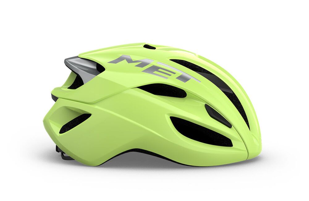 MET Rivale MIPS Road Cycling Helmet (Glossy Lime Yellow Metallic) | Cycling Gears Hub