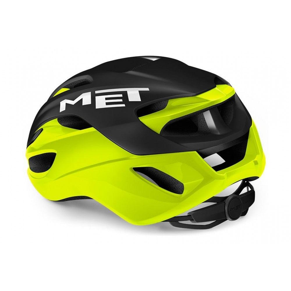 MET Rivale MIPS Road Cycling Helmet (Black/Fluo Yellow/Matt Glossy) | Cycling Gears Hub