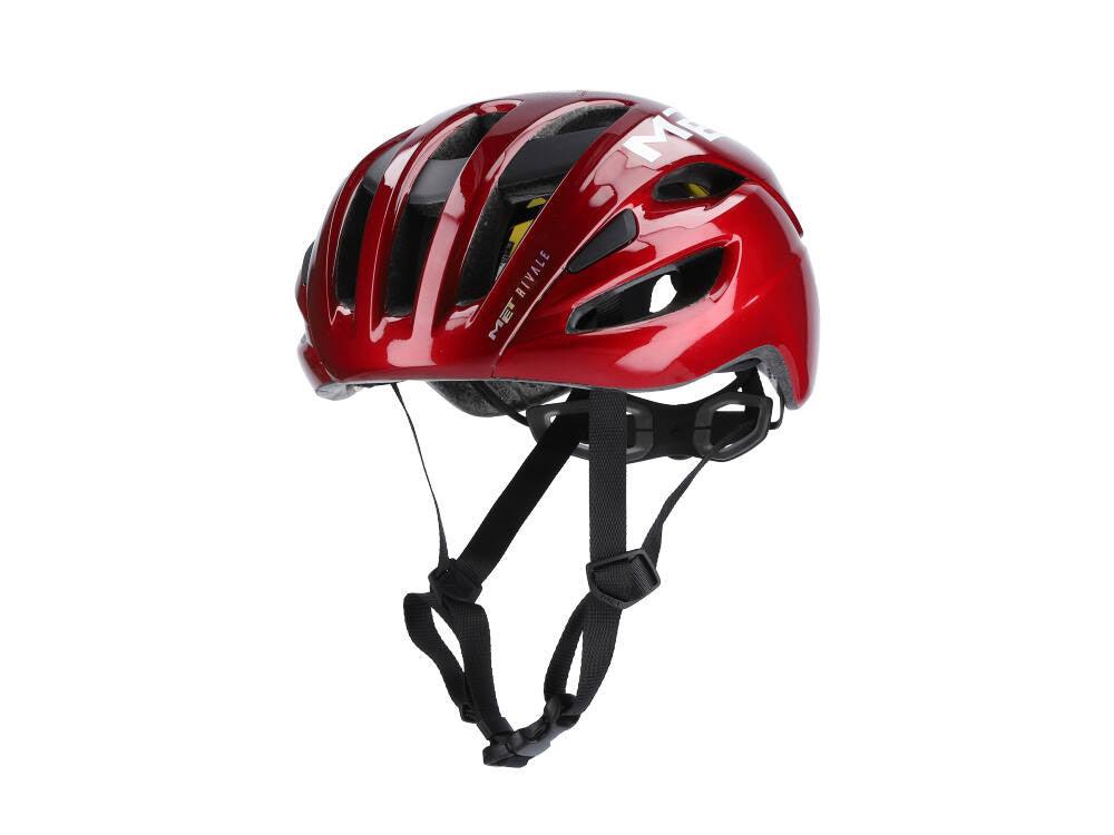 MET Rivale MIPS Road Cycling Helmet (Red Metallic/Glossy) | Cycling Gears Hub