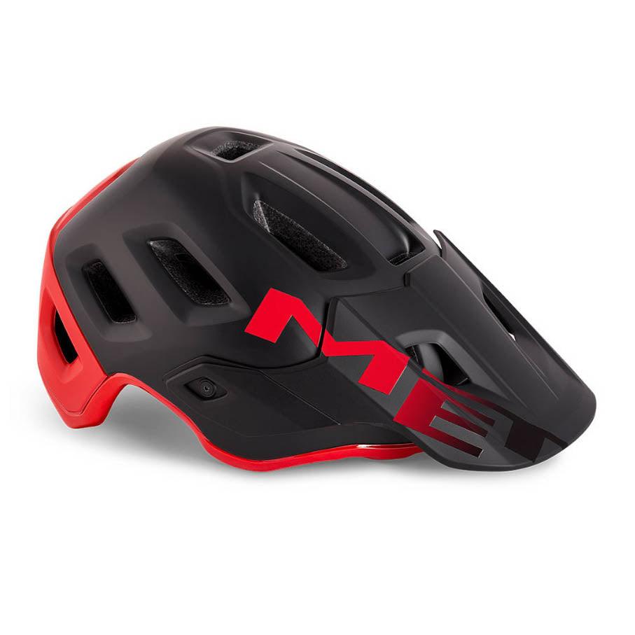 MET Roam CE MTB Cycling Helmet (Black Red/Matt Gloss) | Cycling Gears Hub