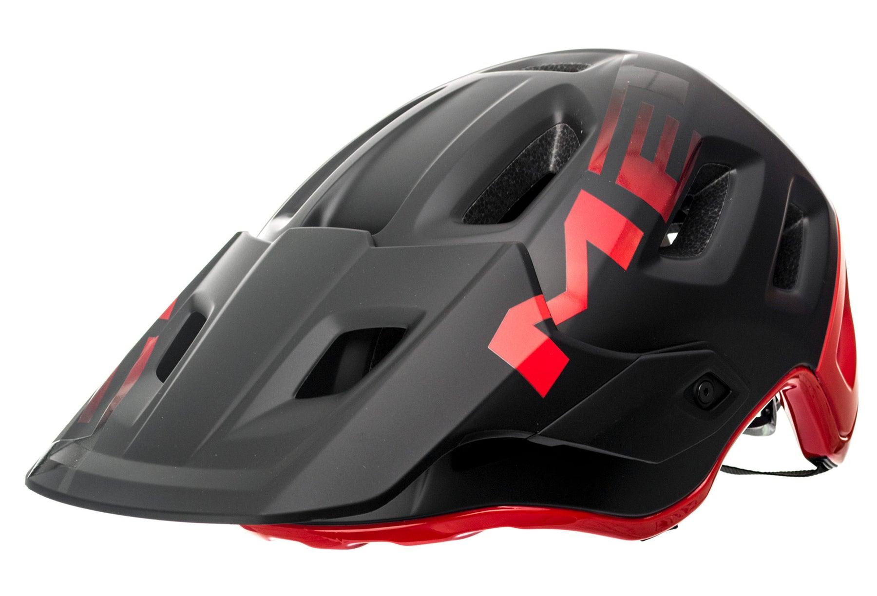 MET Roam CE MTB Cycling Helmet (Black Red/Matt Gloss) | Cycling Gears Hub