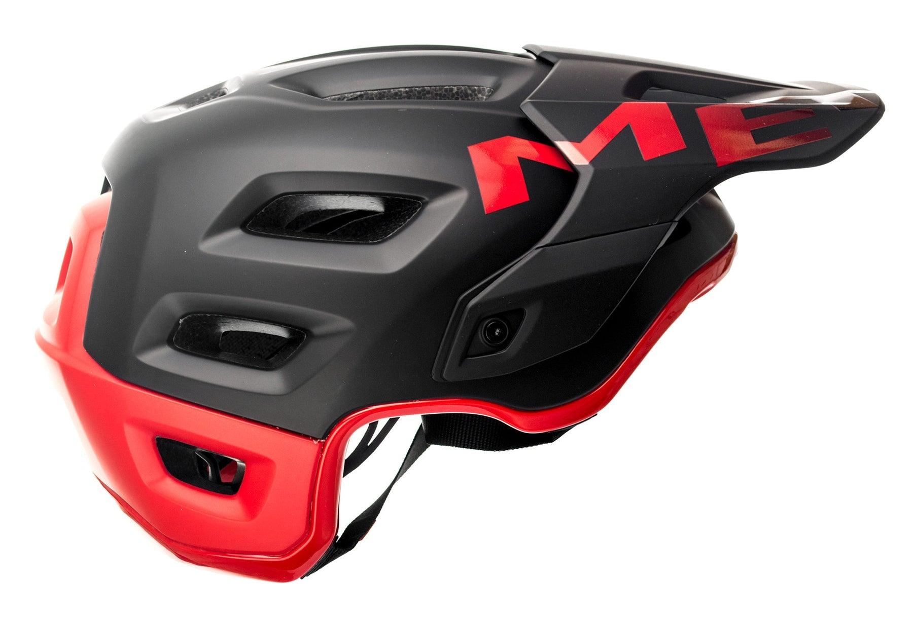 MET Roam CE MTB Cycling Helmet (Black Red/Matt Gloss) | Cycling Gears Hub