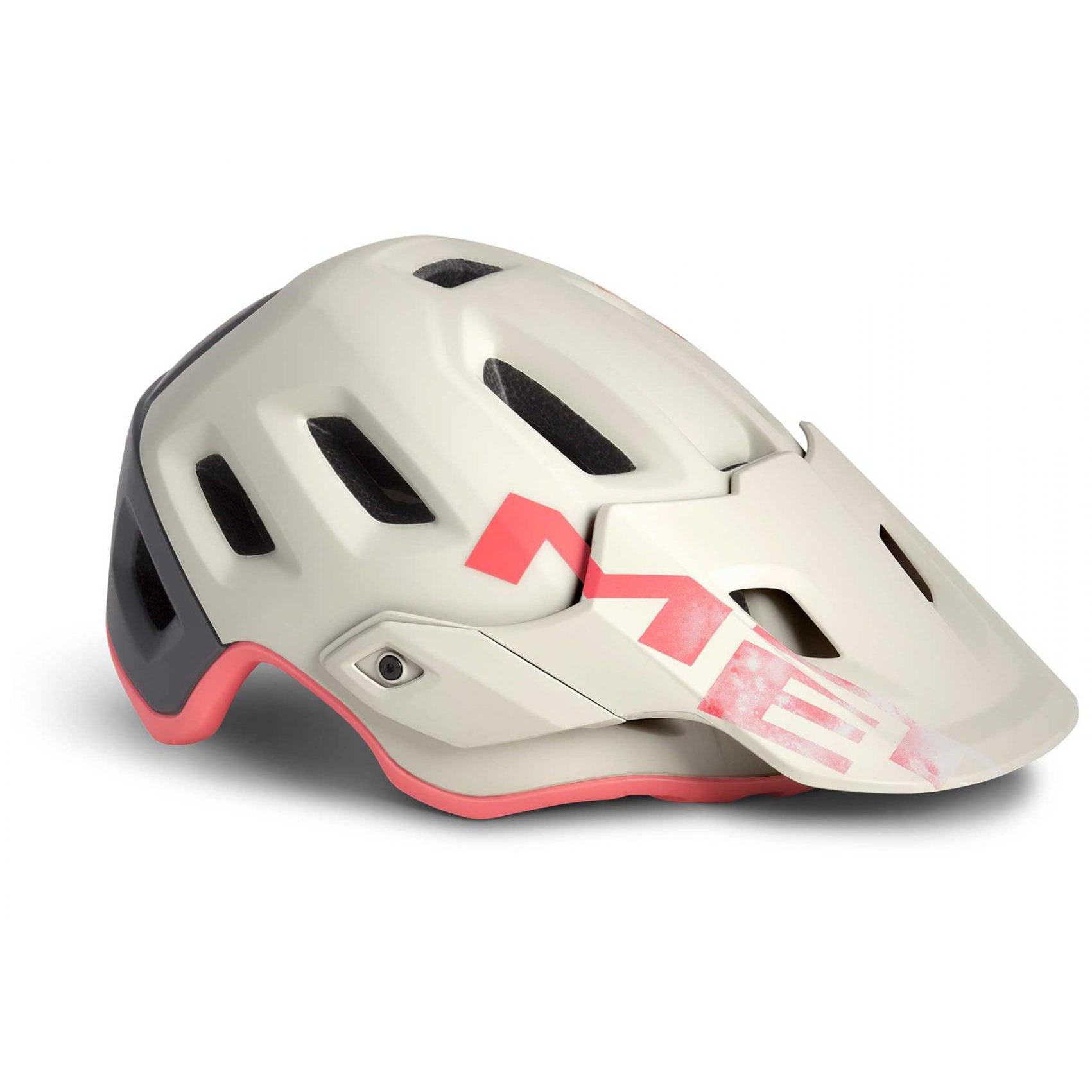 MET Roam CE MTB Cycling Helmet (Dirty White Gray Pink/Matt) | Cycling Gears Hub