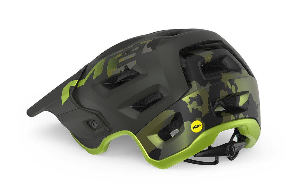 MET Roam MIPS MTB Cycling Helmet (Camo/Lime Green/Matt) | Cycling Gears Hub