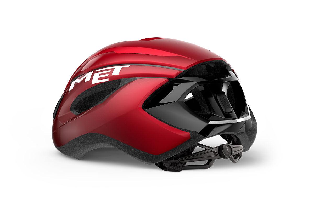 MET Strale Road Cycling Helmet (Red Metallic Glossy) | Cycling Gears Hub
