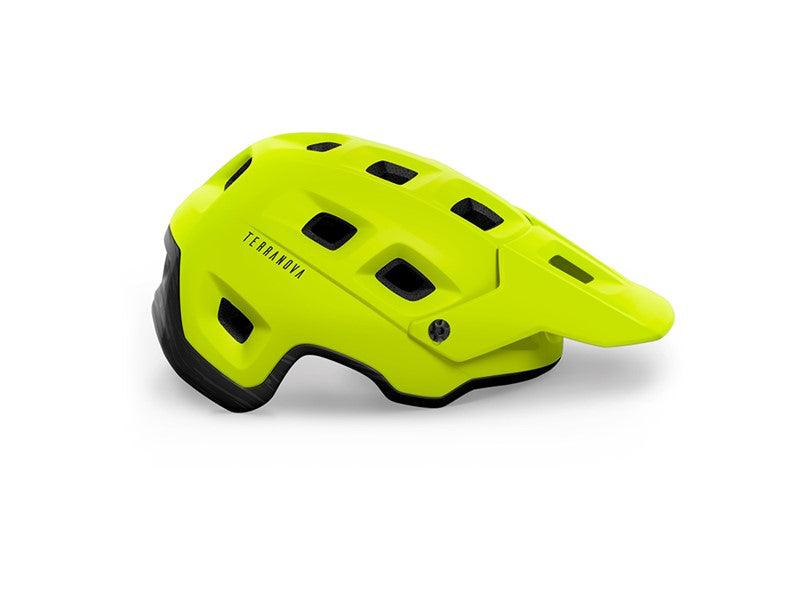 MET Terranova CE MTB Cycling Helmet (Lime Green/Matt) | Cycling Gears Hub
