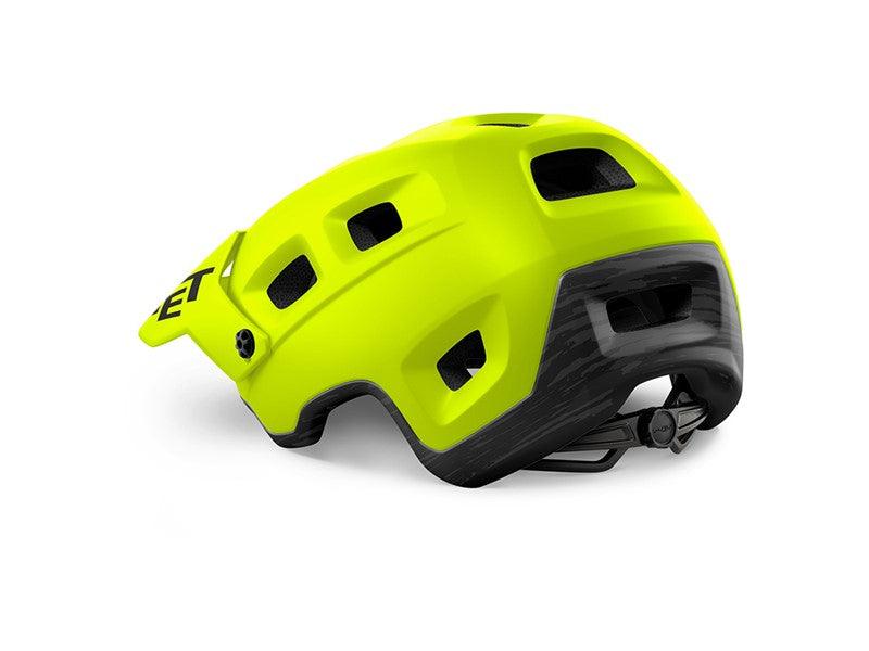 MET Terranova CE MTB Cycling Helmet (Lime Green/Matt) | Cycling Gears Hub