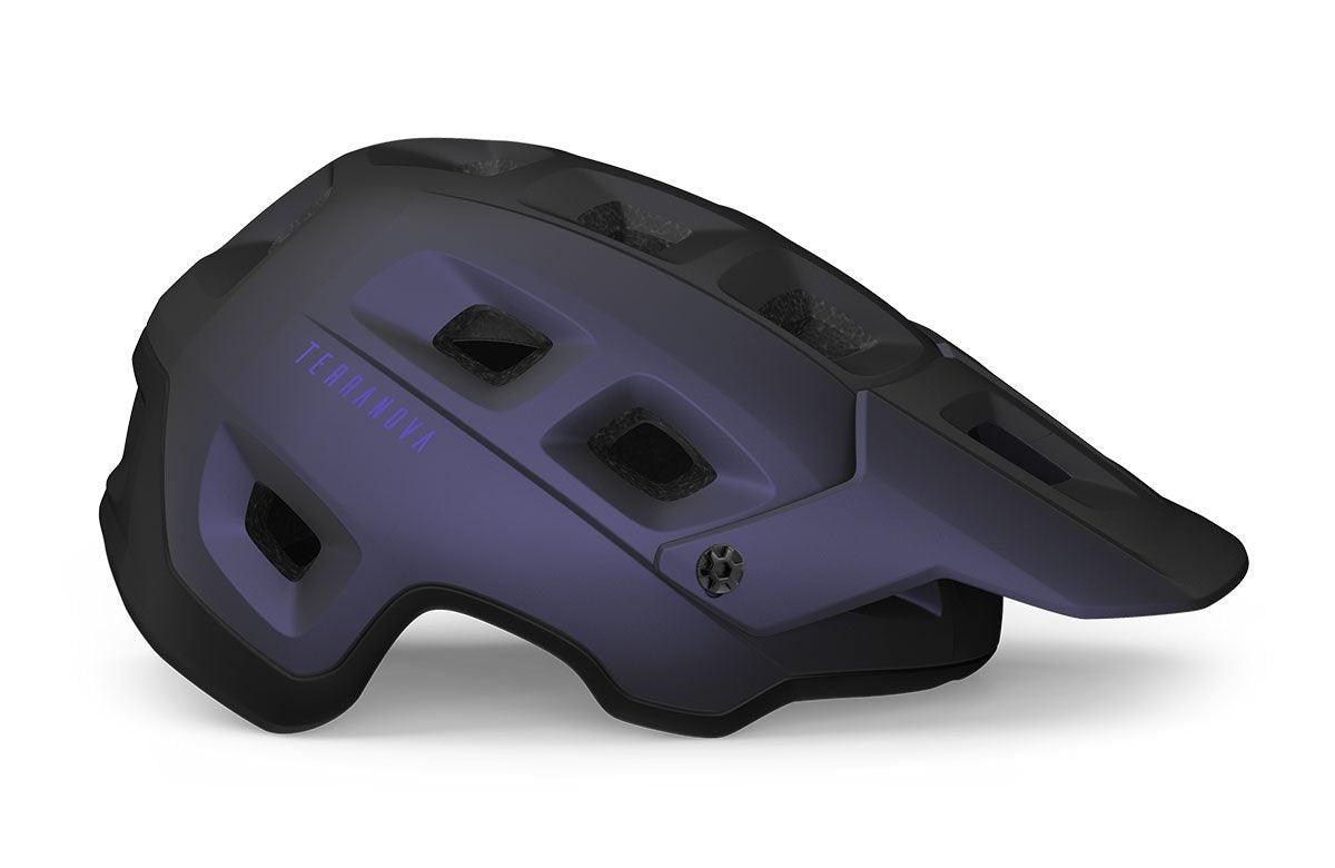 MET Terranova MTB Cycling Helmet (Deep Purple Matt) | Cycling Gears Hub