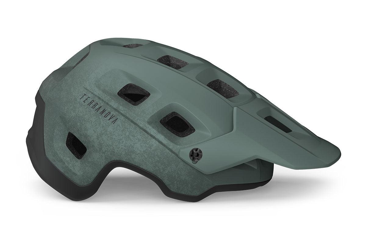 MET Terranova MTB MIPS Cycling Helmet (Sage Green Metallic Matt) | Cycling Gears Hub