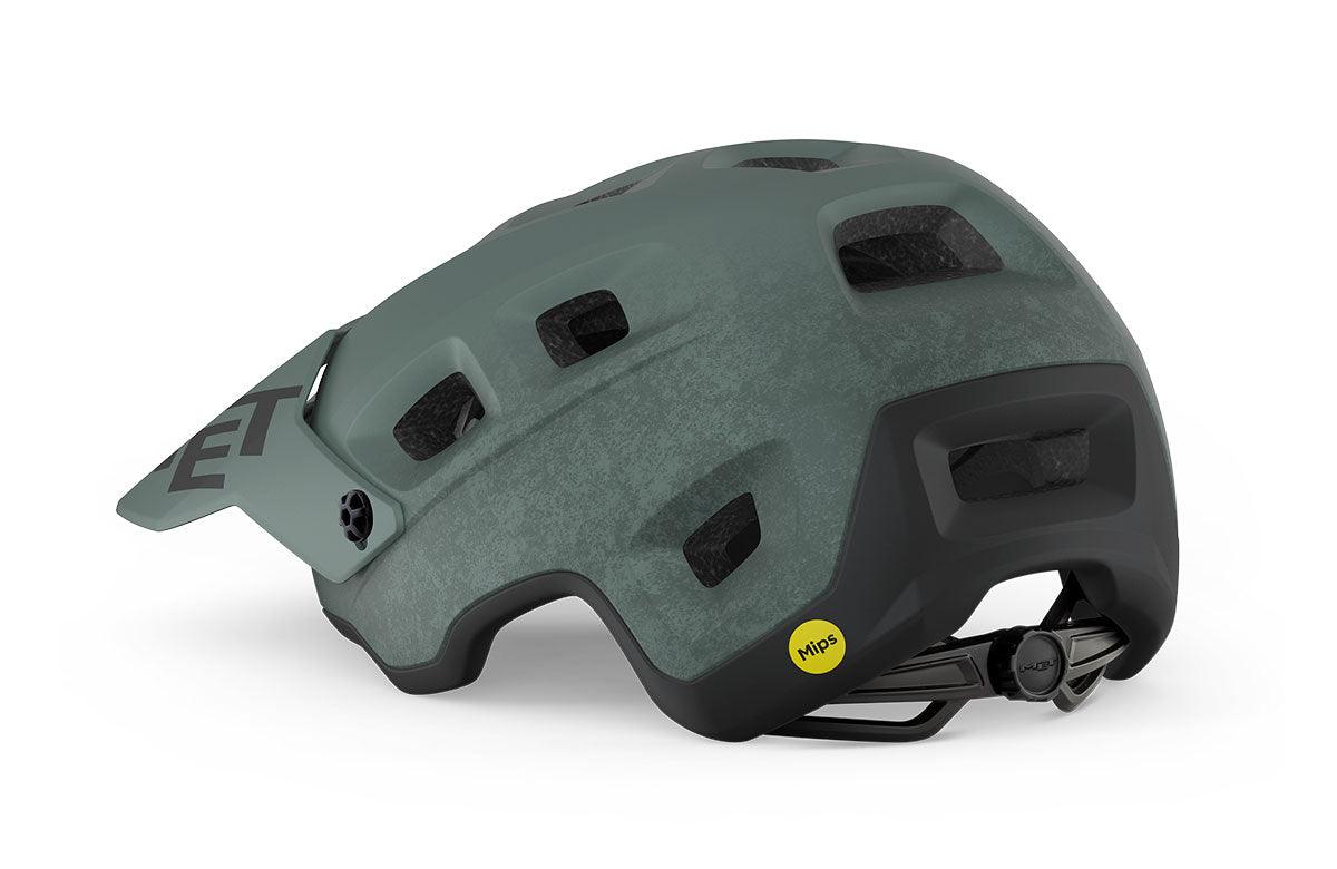 MET Terranova MTB MIPS Cycling Helmet (Sage Green Metallic Matt) | Cycling Gears Hub