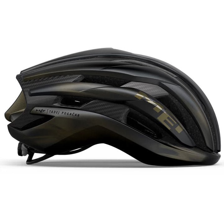 MET Trenta 3K Carbon Tadej Pogacar Edition MIPS Road Cycling Helmet (Black) | Cycling Gears Hub