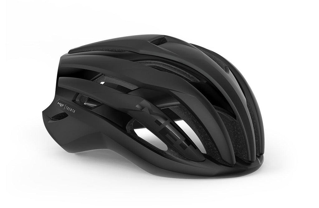 MET Trenta CE Road Cycling Helmet (Black Matt/Glossy) | Cycling Gears Hub - Cycling Gears Hub