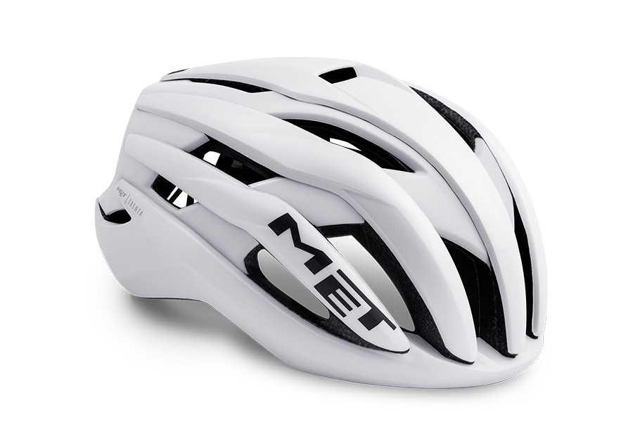 MET Trenta CE Road Cycling Helmet (White Matt/Glossy) | Cycling Gears Hub