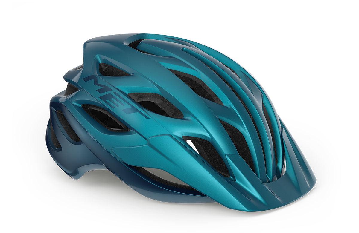 MET Veleno MIPS MTB Cycling Helmet (Teal Blue Metallic/Glossy) | Cycling Gears Hub