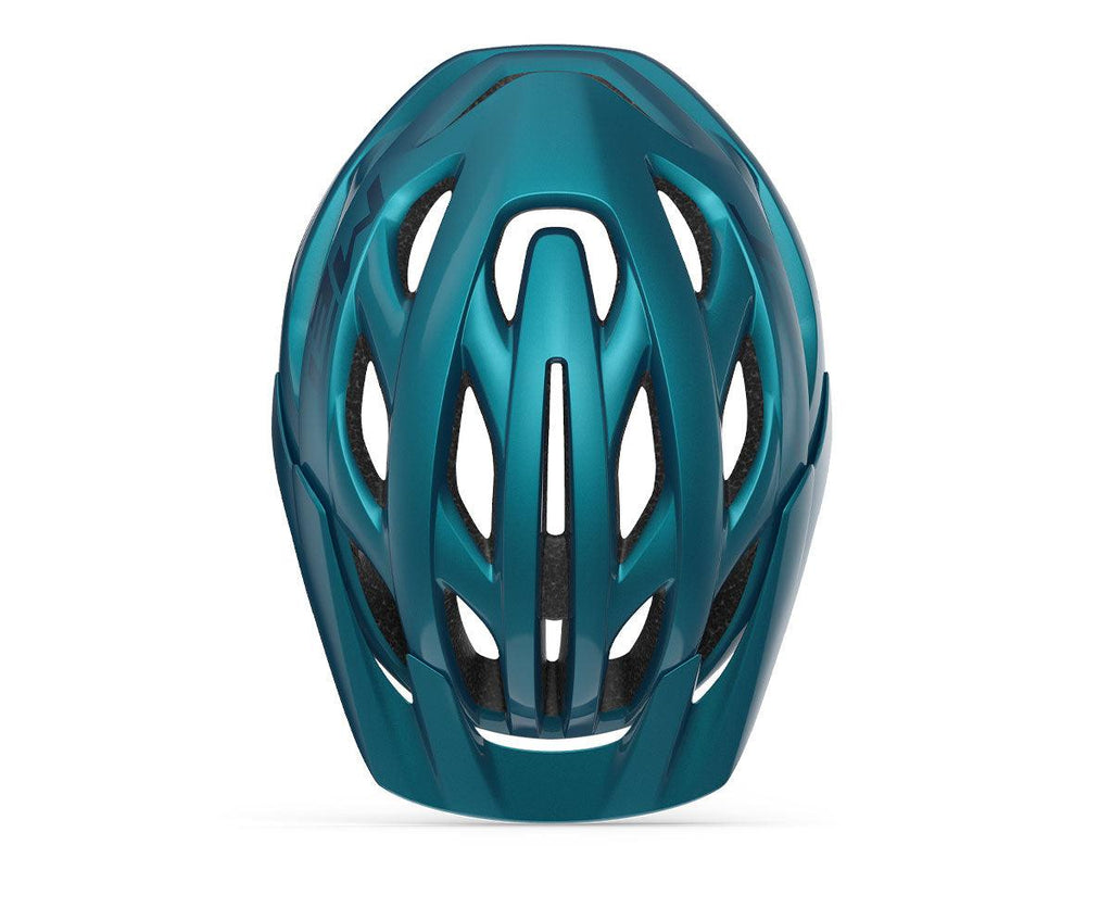 MET Veleno MIPS MTB Cycling Helmet (Teal Blue Metallic/Glossy) | Cycling Gears Hub