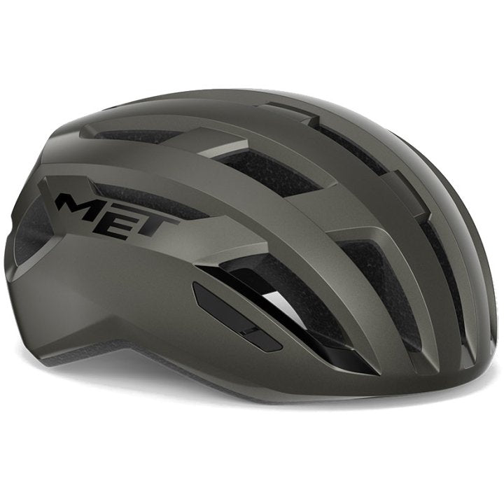 MET Vinci MIPS Road Cycling Helmet (Glossy Titanium Metallic) | Cycling Gears Hub