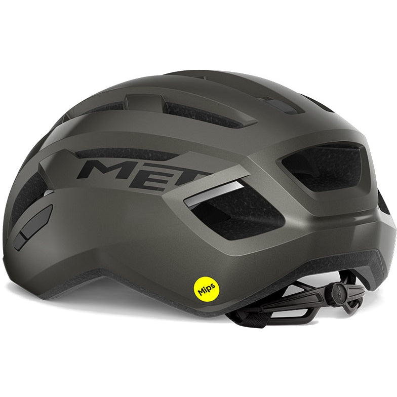 MET Vinci MIPS Road Cycling Helmet (Glossy Titanium Metallic) | Cycling Gears Hub