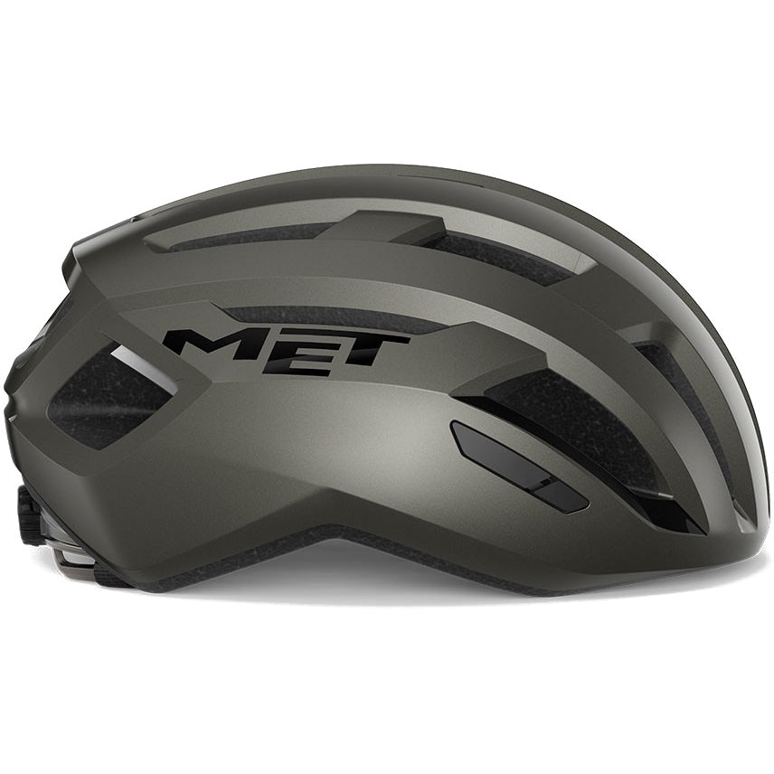 MET Vinci MIPS Road Cycling Helmet (Glossy Titanium Metallic) | Cycling Gears Hub