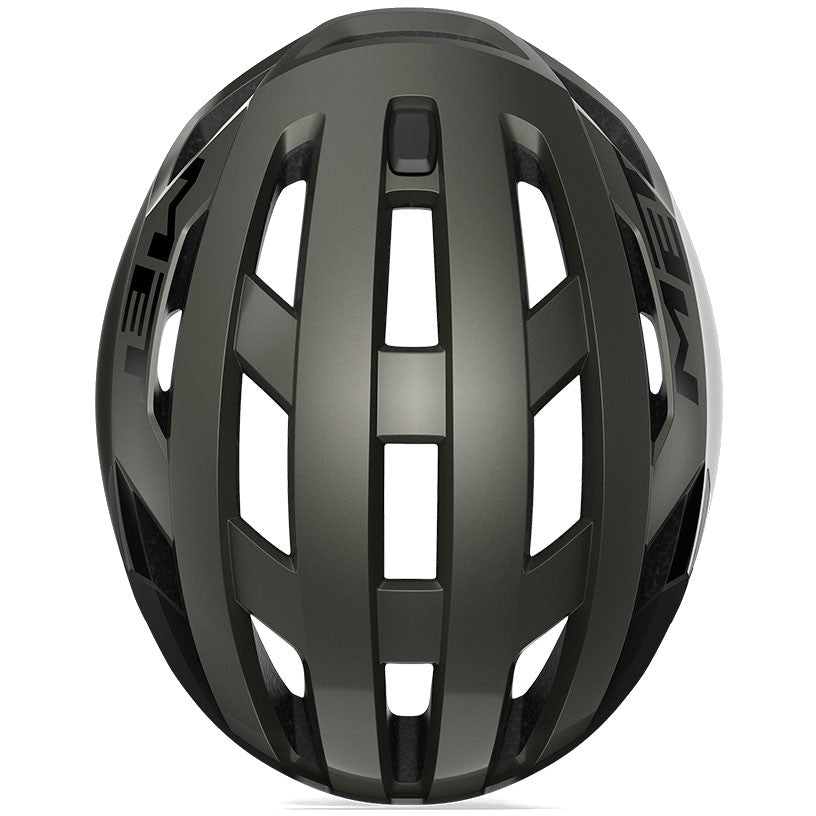 MET Vinci MIPS Road Cycling Helmet (Glossy Titanium Metallic) | Cycling Gears Hub