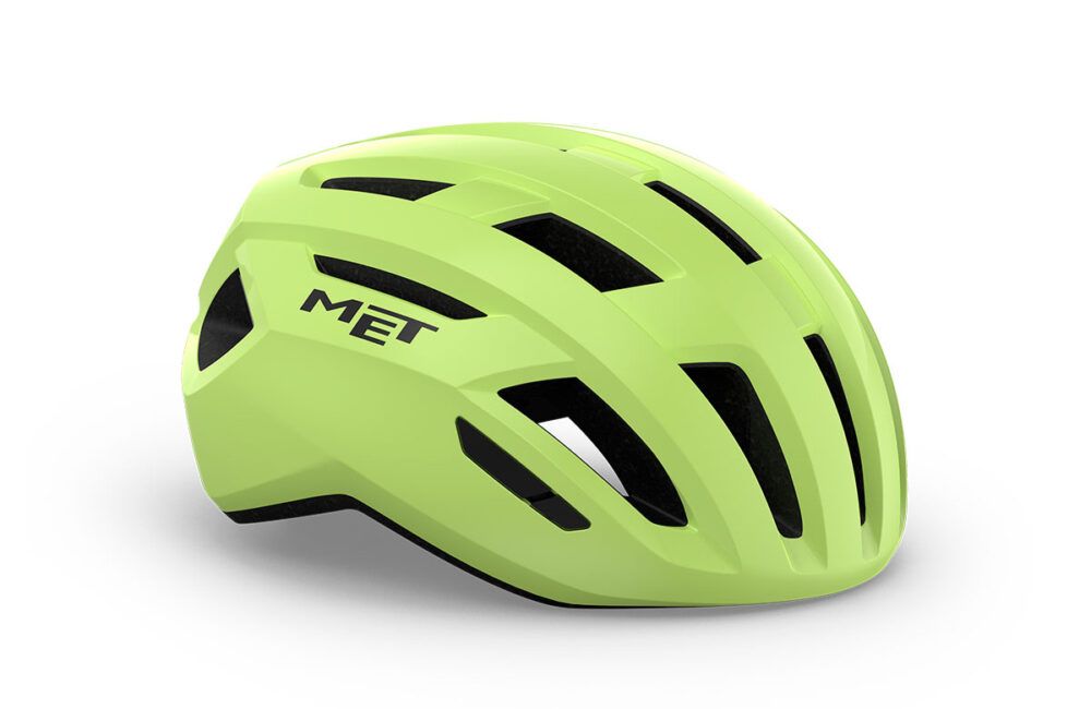 MET Vinci MIPS Road Cycling Helmet (Glossy Ultra Lime Yellow Metallic) | Cycling Gears Hub