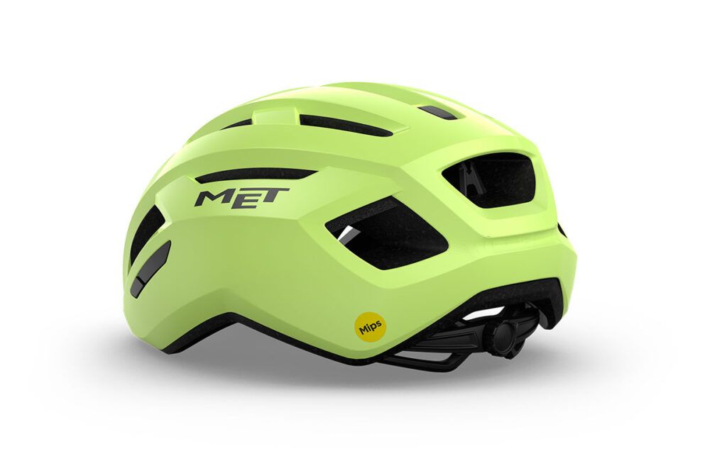 MET Vinci MIPS Road Cycling Helmet (Glossy Ultra Lime Yellow Metallic) | Cycling Gears Hub