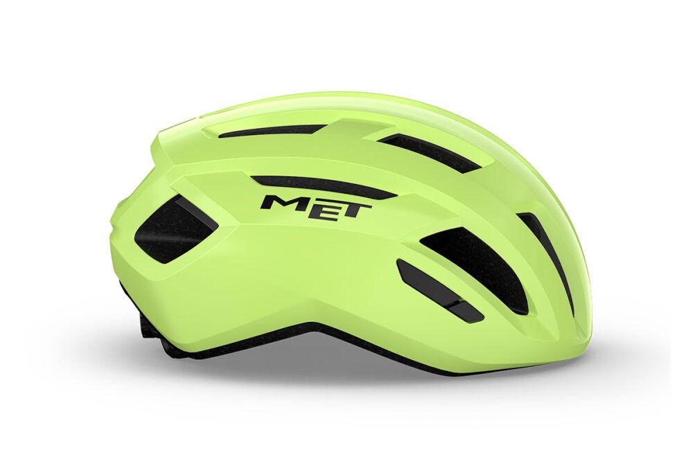 MET Vinci MIPS Road Cycling Helmet (Glossy Ultra Lime Yellow Metallic) | Cycling Gears Hub
