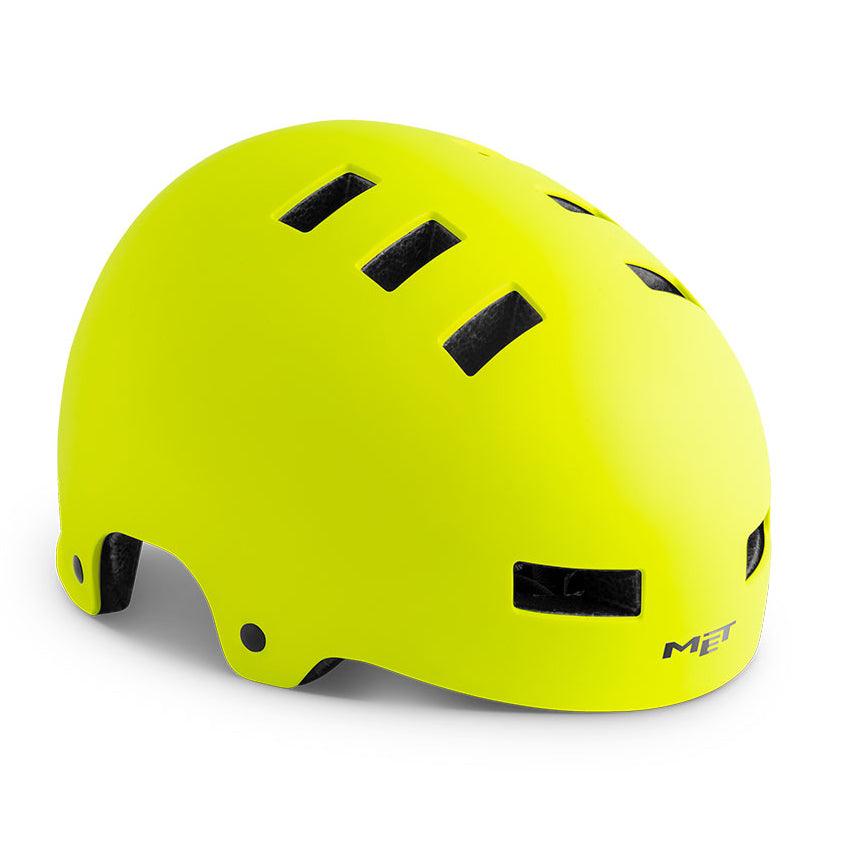 MET Zone Aero Cycling Helmet (Fluo Yellow/Matt) | Cycling Gears Hub
