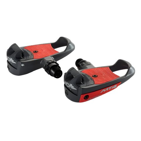 Miche MT4 Road Pedal (Red/Black) | Cycling Gears Hub - Cycling Gears Hub