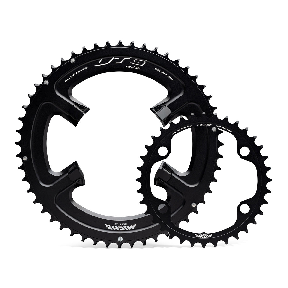 Miche Shimano 105 7100 UTG R71 12 Speed Chainring (Black) | Cycling Gears Hub - Cycling Gears Hub