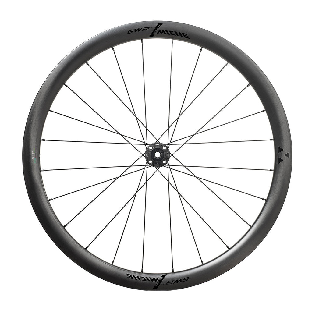 Miche SWR Evo 40 Carbon Tubeless Ready Disc Brake Wheel - Shimano/SRAM (Black) | Cycling Gears Hub - Cycling Gears Hub