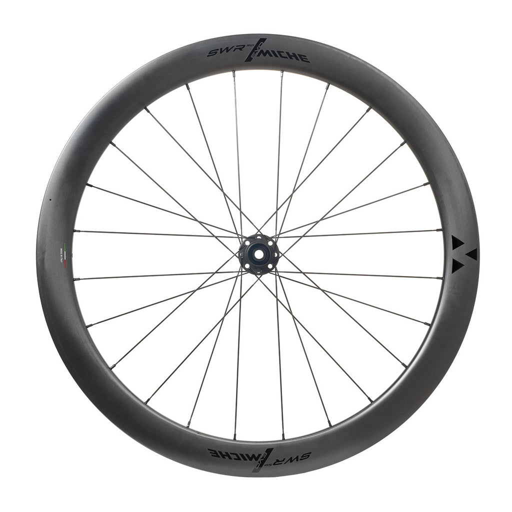 Miche SWR Evo 50 Carbon Tubeless Ready Disc Brake Wheel - Shimano/SRAM (Black) | Cycling Gears Hub - Cycling Gears Hub