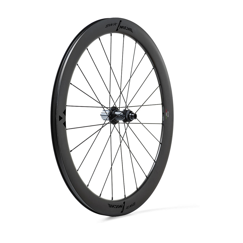 Miche SWR Evo 50 Carbon Tubeless Ready Disc Brake Wheel - Shimano/SRAM (Black) | Cycling Gears Hub - Cycling Gears Hub