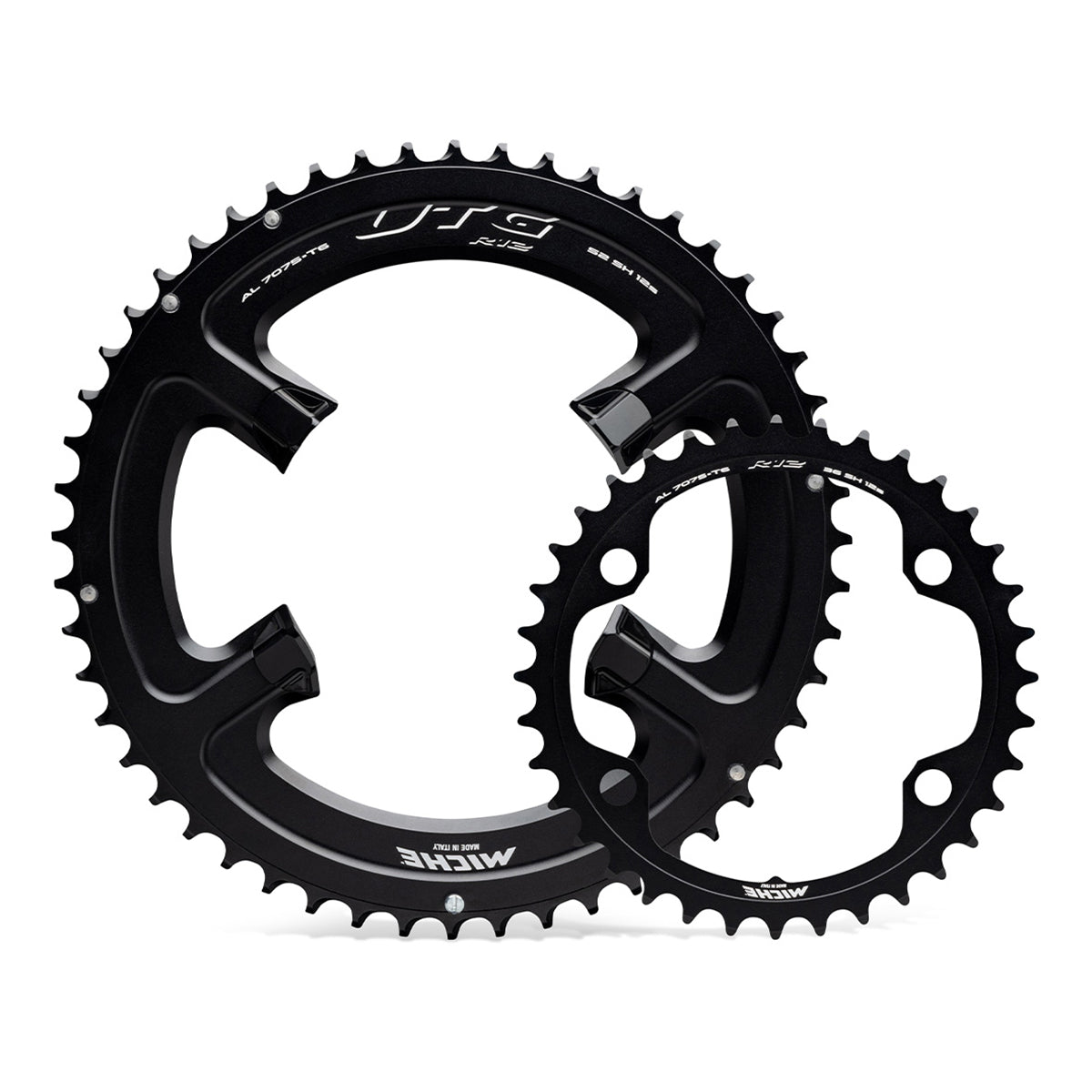 Miche UTG R12 HSP Evo Max 12 Speed Chainring (Black) | Cycling Gears Hub - Cycling Gears Hub