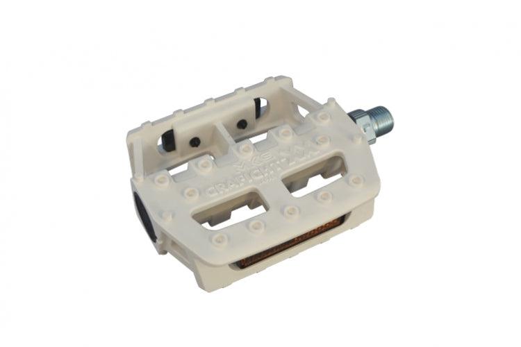 MKS Grafight - XX Platform Pedals (White) | Cycling Gears Hub - Cycling Gears Hub