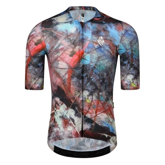 Monton Autumn Whisper Men’s Long - Sleeve Cycling Jersey – Grey | Cycling Gears Hub - Cycling Gears Hub