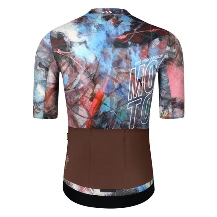 Monton Autumn Whisper Men’s Long - Sleeve Cycling Jersey – Grey | Cycling Gears Hub - Cycling Gears Hub
