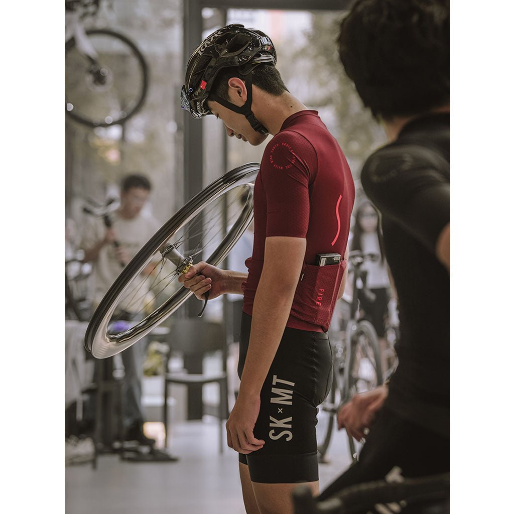 Monton Fire Men’s Cycling Jersey – Red | Cycling Gears Hub - Cycling Gears Hub