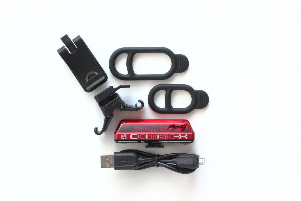 Moon Comet - X 50 Lumens Rear Light (Black) | Cycling Gears Hub - Cycling Gears Hub