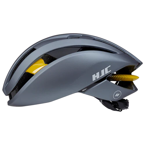 HJC Ibex 3 Road Cycling Helmet (Matte Glossy Grey Yellow) | Cycling Gears Hub