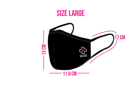 Muc-off Anti Pollution Mask (Black) | Cycling Gears Hub
