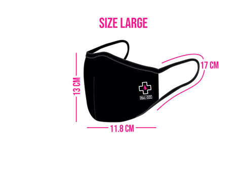 Muc - off Anti Pollution Mask (Black) | Cycling Gears Hub - Cycling Gears Hub