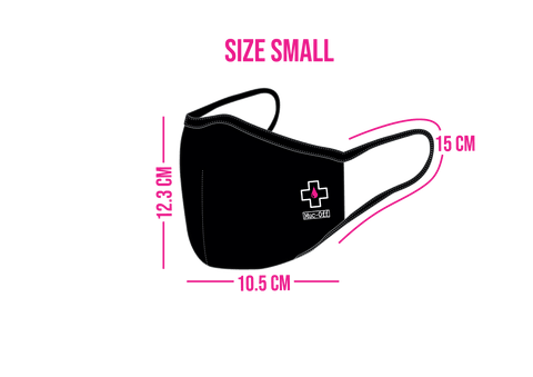 Muc - off Anti Pollution Mask (Black) | Cycling Gears Hub - Cycling Gears Hub