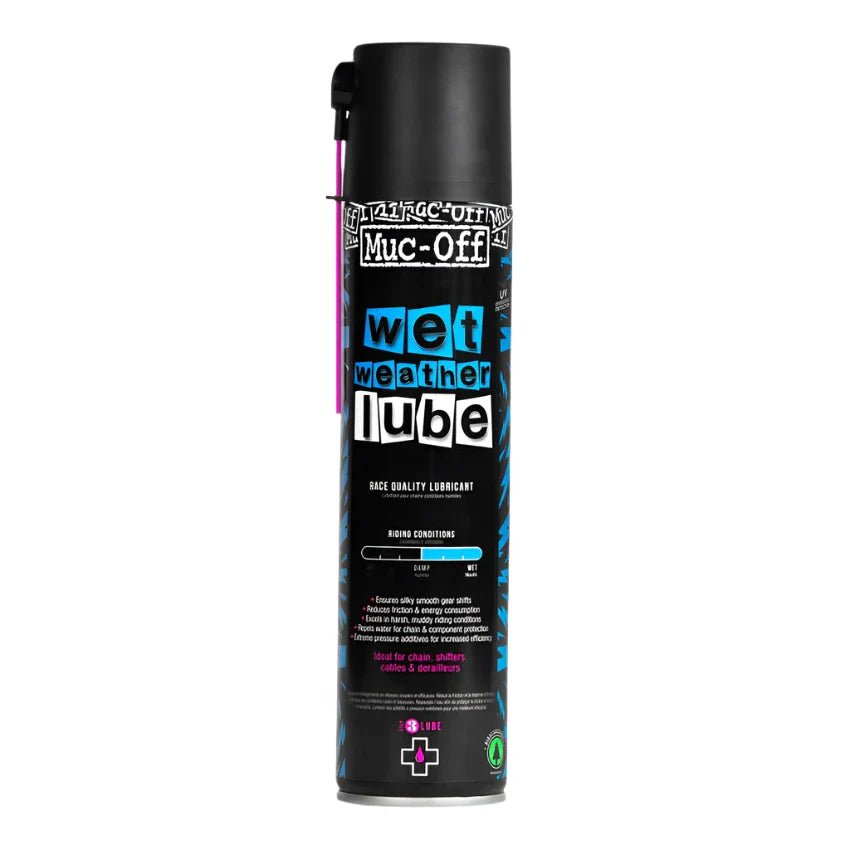 Muc - off Wet Weather Lube Aerosol | Cycling Gears Hub - Cycling Gears Hub
