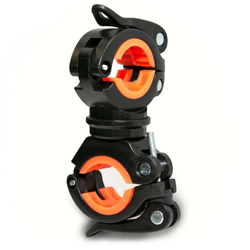 Niterider Focus Plus Flashlight Handlebar Clamp Mount (Black/Orange) | Cycling Gears Hub - Cycling Gears Hub
