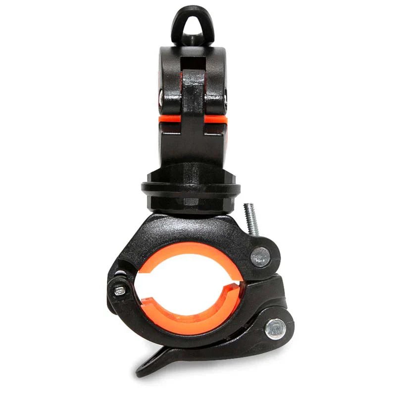 Niterider Focus Plus Flashlight Handlebar Clamp Mount (Black/Orange) | Cycling Gears Hub - Cycling Gears Hub
